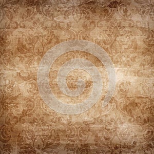 Light Brown Damask Seamless photo