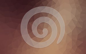 Light brown low poly background, abstract crystal texture