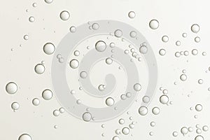 Light bubbles over a beige background