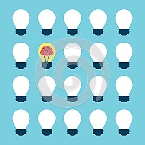 Light bulb with brain