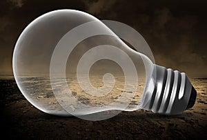 Light Bulb, Desolate Desert, Ideas