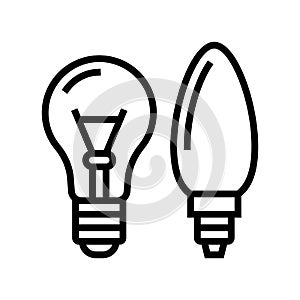 light bulb glass production line icon vector illustration