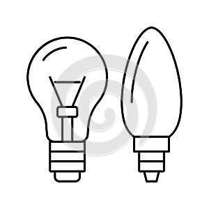 light bulb glass production line icon vector illustration