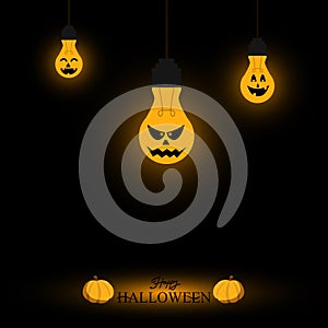 Light bulb halloween