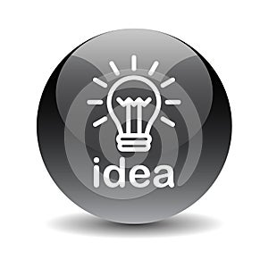 Light bulb icon button