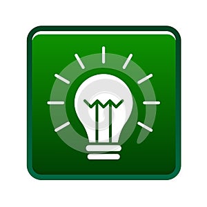 Light bulb icon button