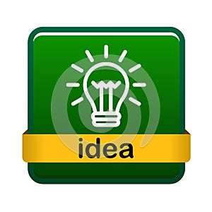 Light bulb icon button