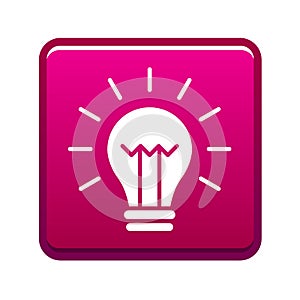 Light bulb icon button