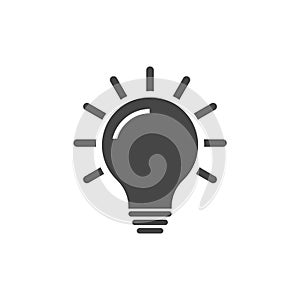 Light Bulb icon, Light Bulb icon vector