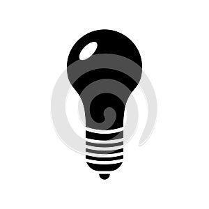 Light Bulb  icon or logo isolated sign symbol vector illustration