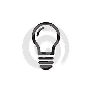 Light Bulb Icon In Trendy  Design Vector Eps 10