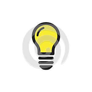 Light Bulb Icon In Trendy  Design Vector Eps 10