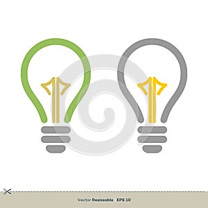 Light Bulb Idea Logo Template Illustration Design. Vector EPS 10