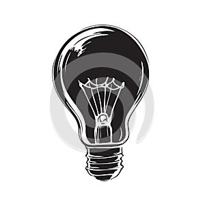 Light bulb with incandescent filament