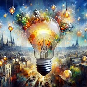 Light Bulb, Innovation, Ideas, Goals