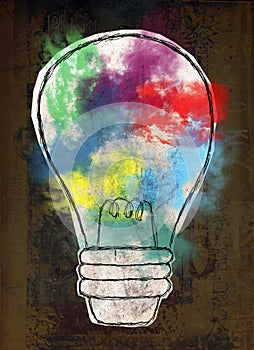 Light Bulb, Innovation, Ideas, Goals photo