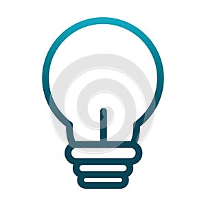 Light bulb laboratory science and research gradient style icon