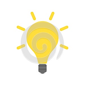 Light bulb line icon