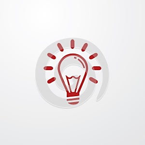 Light Bulb line icon. Idea solution sign.