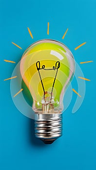 Light bulb moment innovative idea sparks creative breakthroughs