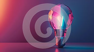 Light bulb with a shield protecting and nurturing growth.