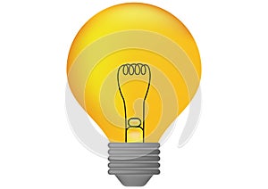 Light Bulb Vectoe Illustration. Icon Light Bulb
