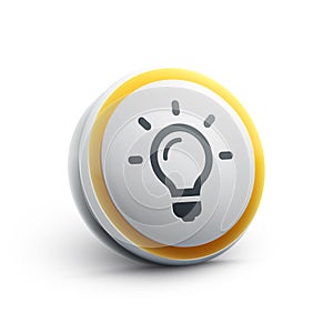 Light bulb web icon