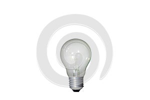 light bulb white background (idea concept)