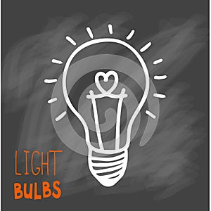 Light bulbs icon. Concept of big ideas inspiration, innovation,