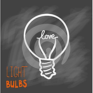 Light bulbs icon. Concept of big ideas inspiration, innovation,