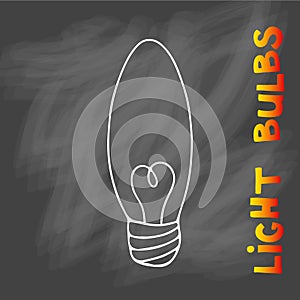 Light bulbs icon. Concept of big ideas inspiration, innovation,