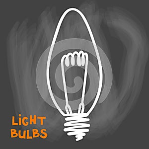 Light bulbs icon. Concept of big ideas inspiration, innovation,