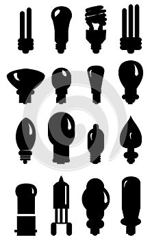 Light Bulbs Icons Set