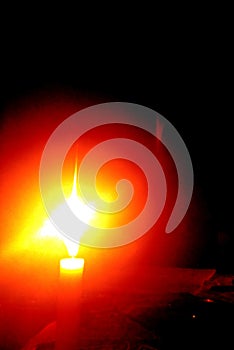 In the light of the candle