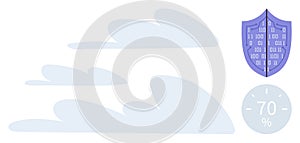 Cloud Data Security with Shield and Digital Statistics Visualization