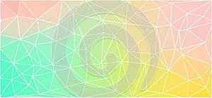 Light color flat background with triangles