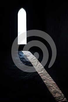 Light coming through the monastery window