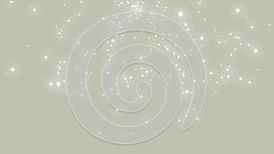 Light cream background with hundreds of small white animated particles