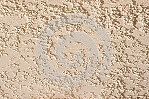 Light Cream Peach Color Plaster Wall Texture Background Cement Concrete Rough Stucco Hard Solid