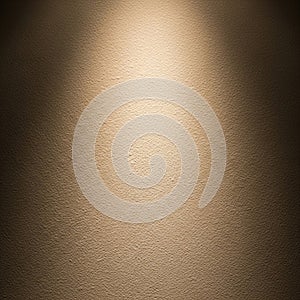 The light creates a gradient effect intensifying in brightness at the