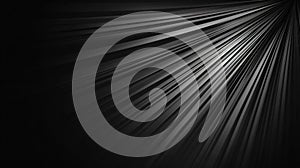 Light rays create dynamic patterns on a dark surface in an artistic display. Generative AI