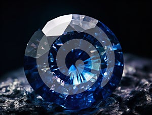 Light Dancing on a Sapphire\'s Rough Surface