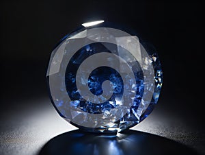 Light Dancing on a Sapphire\'s Rough Surface