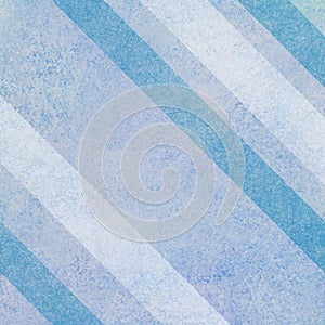 Light and dark blue and white stripes and shapes in abstract geometric background design with faint textured material surface