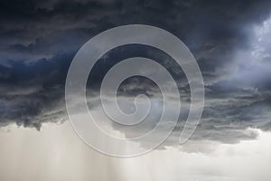 Light in the Dark and Dramatic Storm Clouds background