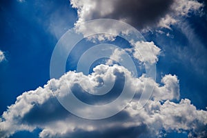 Light In The Dark And Dramatic Storm Clouds