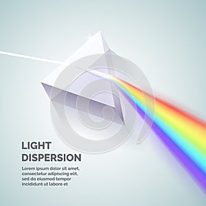 Light dispersion illustration