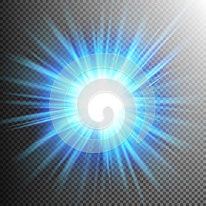 Light Effect Transparent Flare Lights. EPS 10