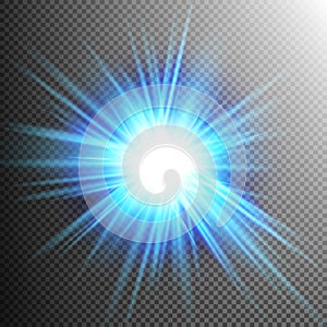 Light Effect Transparent Flare Lights. EPS 10