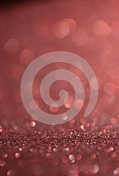 Light effects on red glitter background